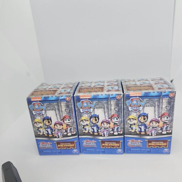 Paw Patrol Knight Mini Figures Blind Boxes Christmas stocking stuffers lot of 3 - Picture 9 of 9